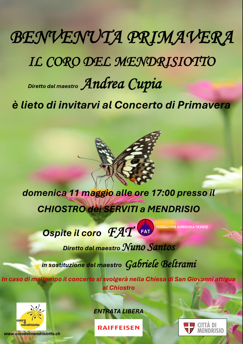 Locandina concerto Mendrisio